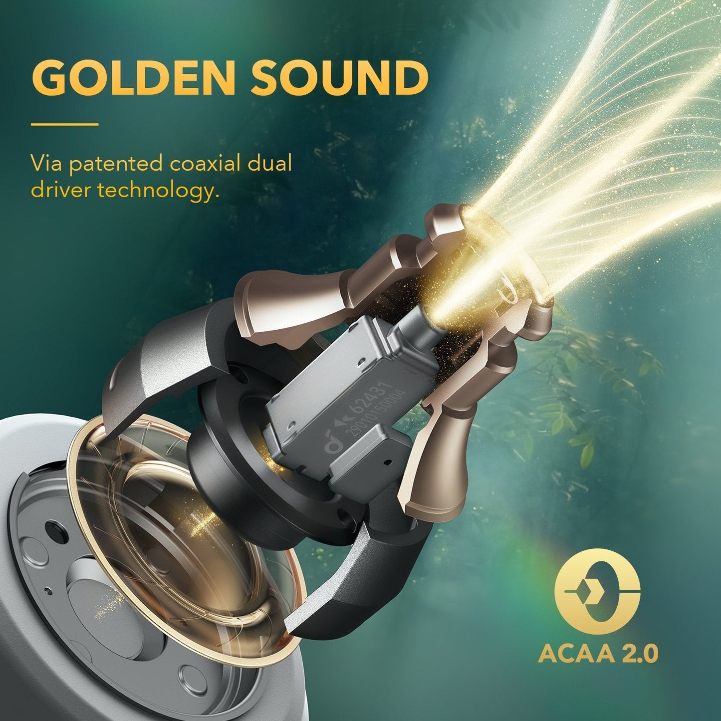 Soundcore Liberty 3 Pro ACAA 2.0 Patented Coaxial Dual Driver Technology