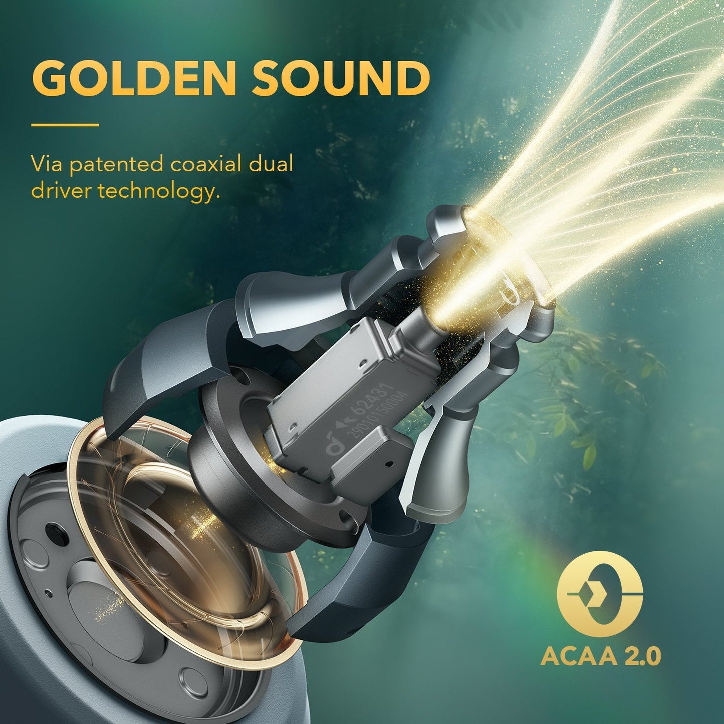 Soundcore Liberty 3 Pro ACAA 2.0 Patented Coaxial Dual Driver Technology