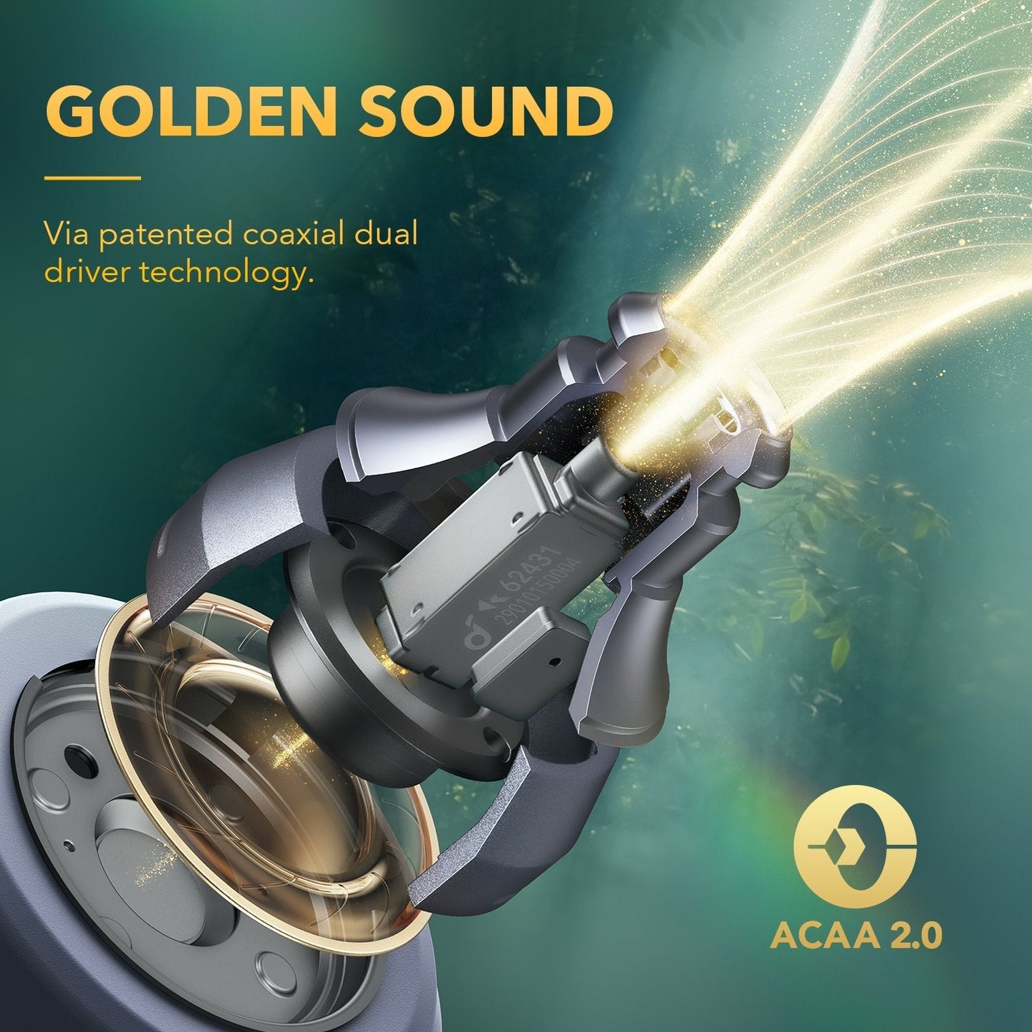Soundcore Liberty 3 Pro ACAA 2.0 Patented Coaxial Dual Driver Technology