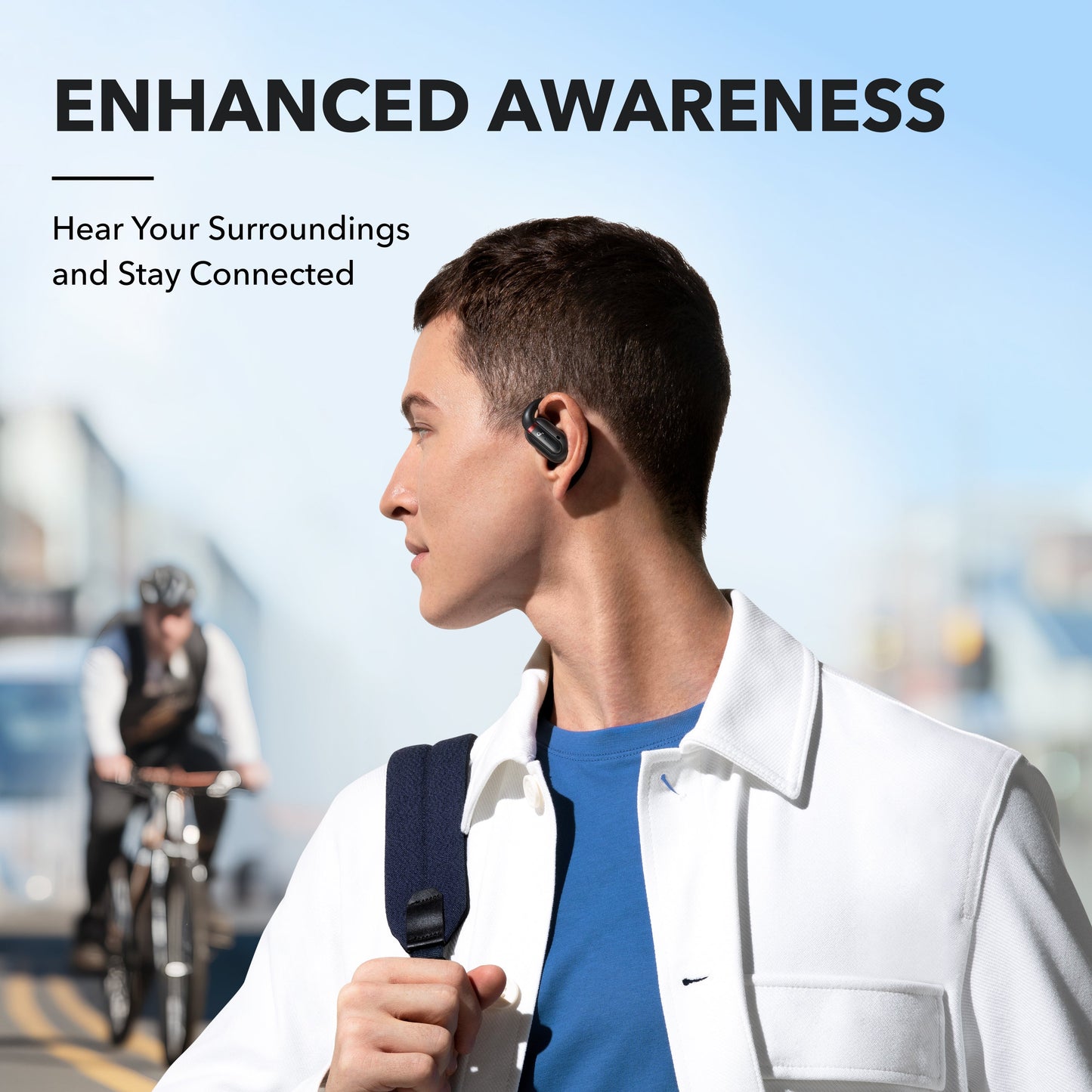 Soundcore V30i Open-Ear 12/36 Hours,IPX5 Sweat & Water Resistant