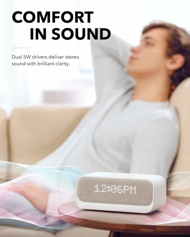 Anker soundcore hot sale wakey alarm clock